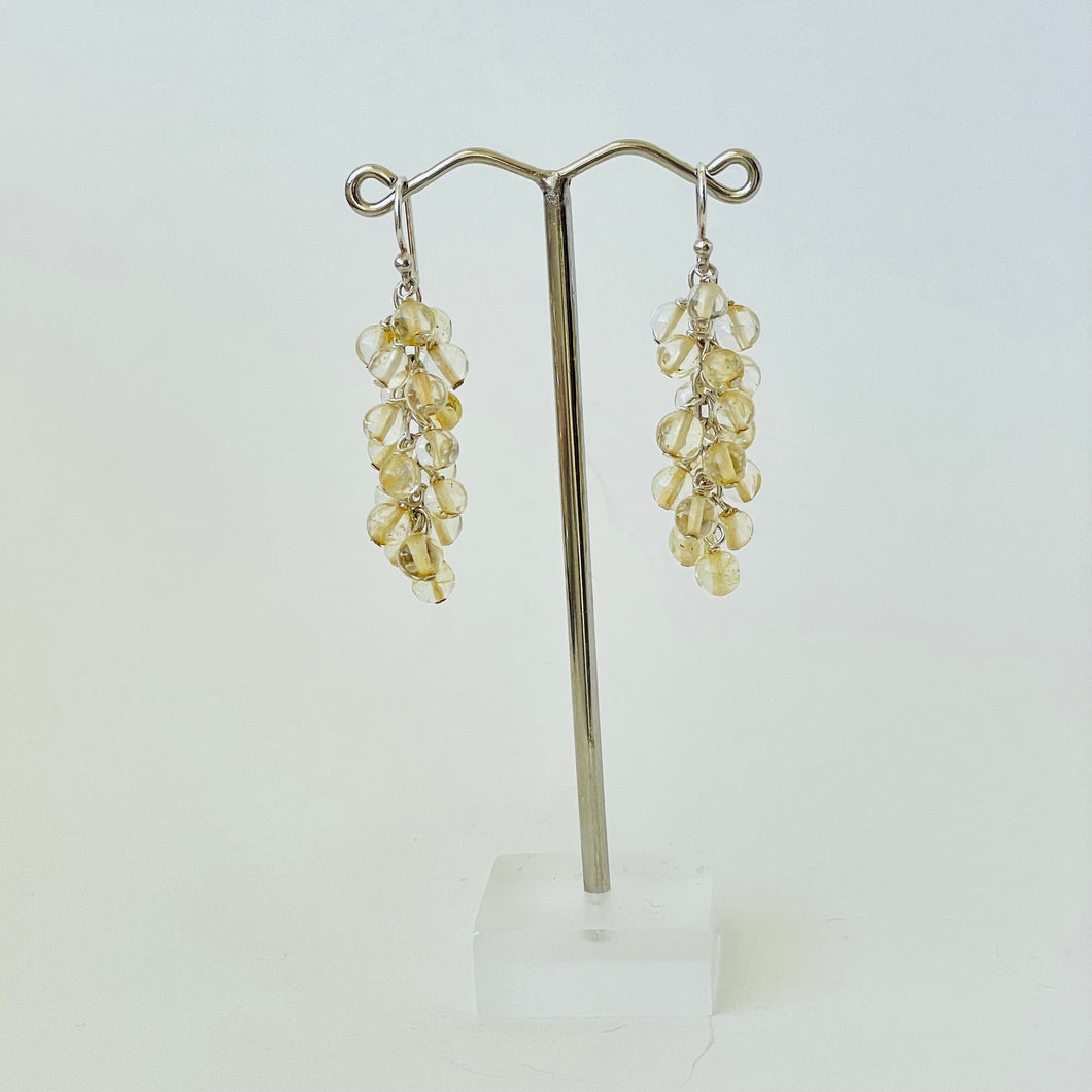 Citrine Cluster Earring